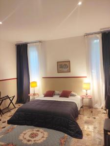 Ένα ή περισσότερα κρεβάτια σε δωμάτιο στο Loft Loggia al Santo