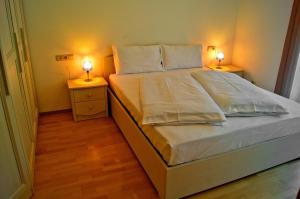 Postel nebo postele na pokoji v ubytování Pension Prack