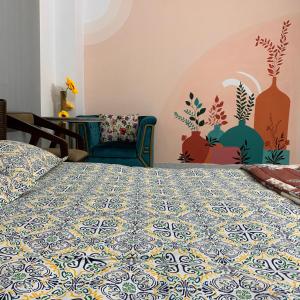 Postel nebo postele na pokoji v ubytování Khonikaloy 17 2BHK Furnished Apartment for Rent Uttara sector7