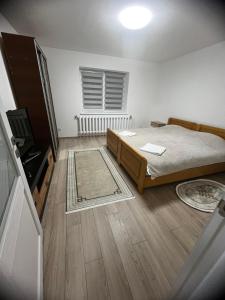 Postel nebo postele na pokoji v ubytování Будинок відпочинку