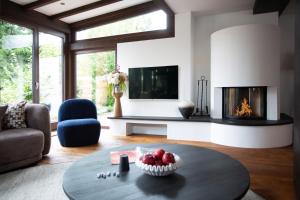 Posezení v ubytování Modernes Apartment mit 3 Schlafzimmern und großer Terrasse