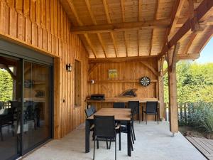 Αίθριο ή υπαίθριος χώρος στο La cabane d' Esting