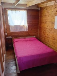 Postel nebo postele na pokoji v ubytování Serendipia Cabaña en zona semirural