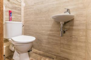 Koupelna v ubytování Apartmány U Babičky