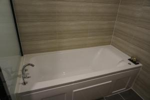 Koupelna v ubytování MU Hotel
