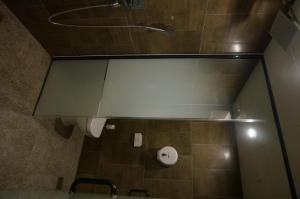 Koupelna v ubytování MU Hotel