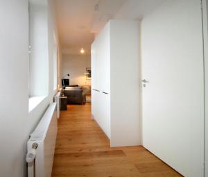 Ένα ή περισσότερα κρεβάτια σε δωμάτιο στο Central Apartment for 4 +2 φωτογραφίες