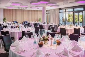 Restaurace v ubytování Radisson Blu Hotel, Hamburg