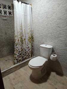 Koupelna v ubytování Apartaestudio Queremal