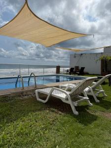 Πισίνα στο ή κοντά στο Residence in La Libertad - CR Beach