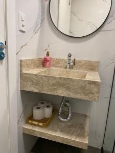 Koupelna v ubytování Apart hotel Corbari