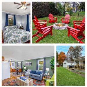 Κήπος έξω από το New River Gorge Cottage w Hot Tub, Fire Pit, Grill