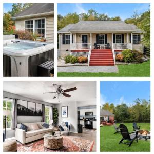 Κήπος έξω από το Modern decor, Hot Tub, Fire Pit & River Access!