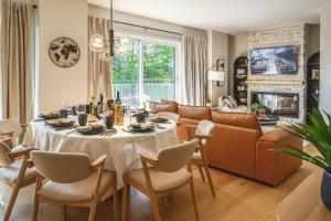 Μια τηλεόραση ή/και κέντρο ψυχαγωγίας στο Luxe Alpine MSA - Ski Spa et Confort