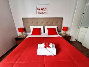 Katil atau katil-katil dalam bilik di Modern 1-Bedroom Apartment with WiFi in Miraflores