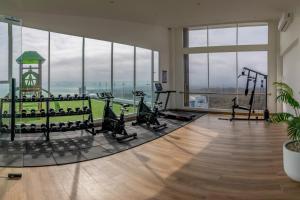 Centrul de fitness și/sau facilități de fitness de la Dpto frente al mar Sunset City Vía Ocean Club