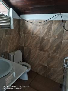 Koupelna v ubytování Hill Paradise