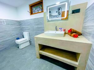 Koupelna v ubytování The Mirror Wall Sigiriya