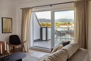 Nespecifikovaný výhled na hory nebo výhled na hory při pohledu z apartmánu