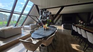 Posezení v ubytování Appartement in Herbaijum