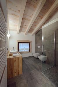 A bathroom at Zoncolan Apartments