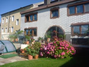 A garden outside Haus Regina