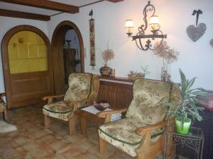 A seating area at Haus Regina