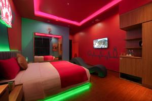 Et tv og/eller underholdning på Chiic House Đà Lạt + 72 billeder