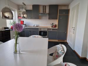 Dapur atau dapur kecil di Ferienhaus Rosengarten