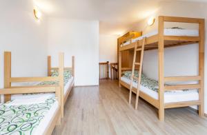 Postel nebo postele na pokoji v ubytování Terasa