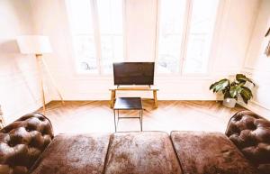 Χώρος καθιστικού στο Bogota - Charme central à Reims - 6P