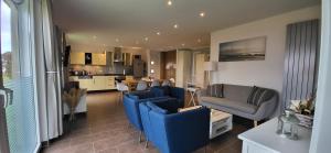 Køkken eller tekøkken på Ferienhaus Moin & Ahoi