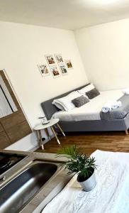 Χώρος καθιστικού στο Casa Leone Empoli
