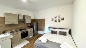 Η κουζίνα ή μικρή κουζίνα στο Casa Leone Empoli