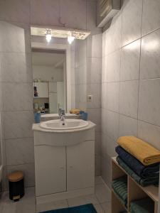 Ένα μπάνιο στο Apartments am Dorfplatz
