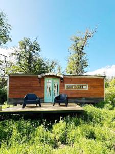 サン・マルティン・デ・ロス・アンデスにあるTiny escondida en el bosque para reconectarの小さな家