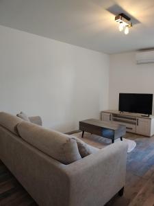 Μια τηλεόραση ή/και κέντρο ψυχαγωγίας στο Appartement cosy 6 pers 2 chambres