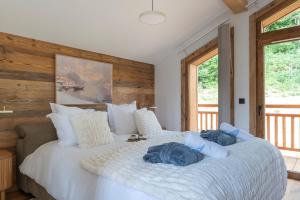 Ένα ή περισσότερα κρεβάτια σε δωμάτιο στο Chalet Denali