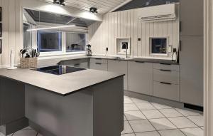 Η κουζίνα ή μικρή κουζίνα στο Holiday Home Fjælstaunijn Nexø Denm