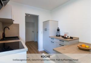 Kuchyň nebo kuchyňský kout v ubytování Ferienwohnungen Riese - Lichtstrahl