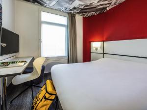 Postel nebo postele na pokoji v ubytování Ibis Styles Strasbourg Centre Gare + 48 fotografií