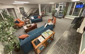 Χώρος καθιστικού στο Baxter Park Inn