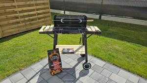 Grillfaciliteterne i feriehuset som gæsterne kan bruge