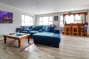 Χώρος καθιστικού στο Southern Whale Self Catering