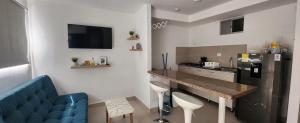 Η κουζίνα ή μικρή κουζίνα στο Apartamento Aviva Sierra +1 φωτογραφίες