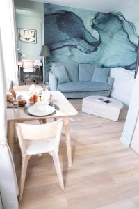 Χώρος καθιστικού στο Topa Casa Gîte d'hôtes à Creil
