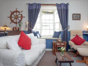 Zona de estar de Northumberland Apartment