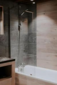 Koupelna v ubytování Alphonsine Ski Lodge