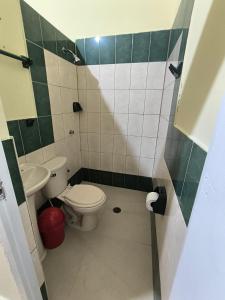 Et badeværelse på Apartaments BK1 iquitos