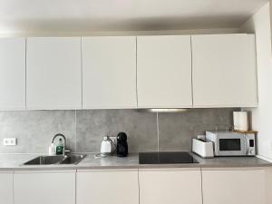 Η κουζίνα ή μικρή κουζίνα στο Mercado del Carmen Living